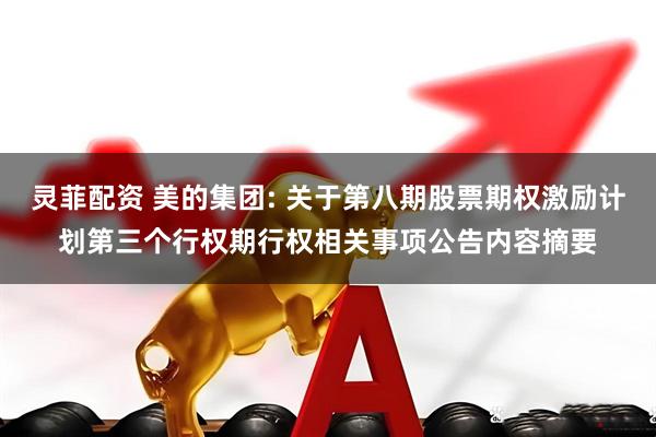灵菲配资 美的集团: 关于第八期股票期权激励计划第三个行权期行权相关事项公告内容摘要