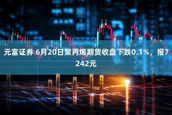 元富证券 6月20日聚丙烯期货收盘下跌0.1%，报7242元